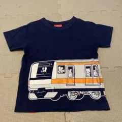【美品】OJICO オジコ　中央線Tシャツ　サイズ4A 90ー100cm