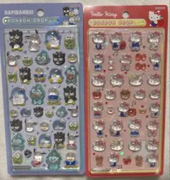 【大人気/2つセット】ボンボンドロップシール サンリオ　はぴだんぶい　キティ