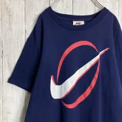 【入手困難】90s 古着 ナイキ NIKE デカロゴ 半袖Tシャツ #1901