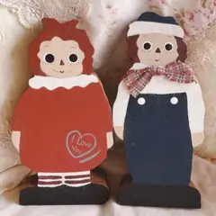 お値下げ♡トールペイントアン&アンディ木製品カントリー雑貨ニトリイケア