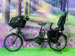 〆❻ 4521子供乗せ電動自転車ヤマハ3人乗り新品20インチ良好バッテリー