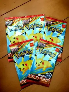 ポケモンカードMEGA マクドナルドハッピーセット2025プロモカード5パック