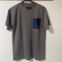 SPALDING ポケット付きTシャツ S グレー