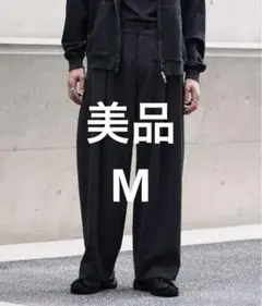 【美品M】FAUX WOOL CURVY COMFORT PANTS
