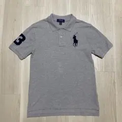 Polo Ralph Lauren ビッグポニー ポロシャツ グレー y2k