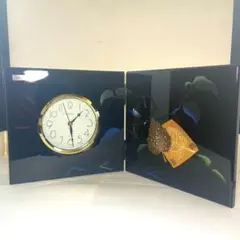 【未使用品】宝生 屏風時計 置き時計 玉葉 漆塗り Kansai