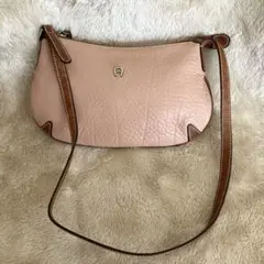 AIGNER アイグナー ワンショルダーバッグ ピンクベージュ