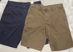 UNIQLO・ブラウン ショートパンツ・M・2枚おまとめ