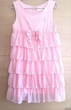 マザウェイズ　フォーマル　ピンクのレースドレス　130～140