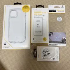 iFace iPhone 13用透明ソフトケースセット