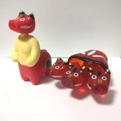赤べこ 神獣ベコたち クリア ケルベコス ケンタウベコ ガチャガチャ マスコット