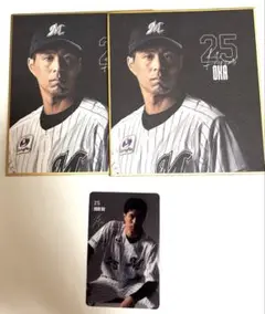 千葉ロッテマリーンズ 岡大海 ミニ色紙 クリアカード