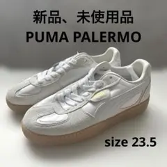 [新品、未使用品]PUMA PALERMO size23.5 ホワイト