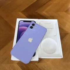 【美品】Apple iPhone 12 パープル　本体