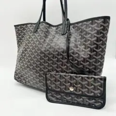 GOYARD ゴヤール サンルイPM トートバッグ PVC ハンドバッグ グレー