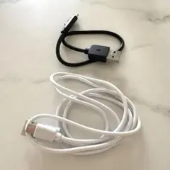 マイクロUSB type-B 2.0 USB type-A ケーブル 2本セット
