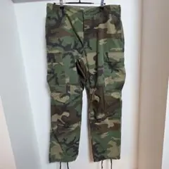米軍 実物 81年 Ｍ-Ｒ ウッドランドカモ ノンリップ カーゴパンツ BDU