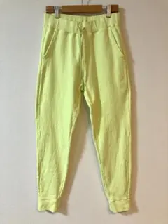 ★HRM★ ハリウッドランチマーケット スウェットパンツ ストレッチ 黄色