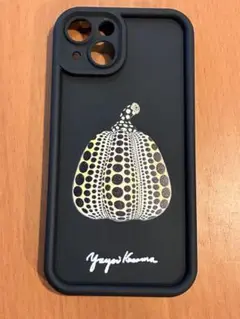 新品未使用　草間彌生　iPhone14 ケース ブラック