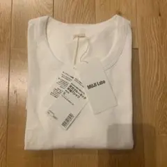 MUJI Labo 昔ながらの製法で編み立てた天竺クルーネック半袖Ｔシャツ S