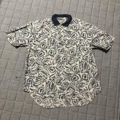 DUNLOP 半袖シャツ Mサイズ 葉柄
