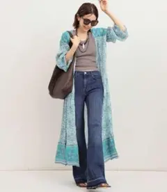 アパルトモン BLUE BOHEME ラップドレス 2024 完売 インド綿
