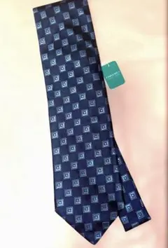 stefano rosi ネイビー 幾何学模様 ネクタイ