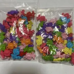 週末価格　カラフル薔薇チャーム　50個×2