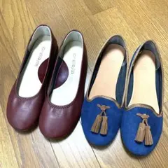 フラットシューズ☆バレエシューズ M 23.5 まとめ売り