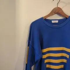 flint lock スウェット　ブルー　青　古着
