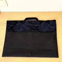濃紺　迷彩　防災頭巾カバー　背もたれ用