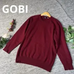 GOBI ゴビ　ニット　セーター　レッド　カシミヤ　Lサイズ