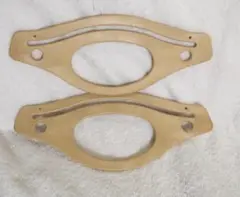レザークラフト用フレーム型パーツ 2枚セット