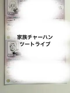 オールマンゲキ プロフィール帳 家族チャーハン ツートライブ