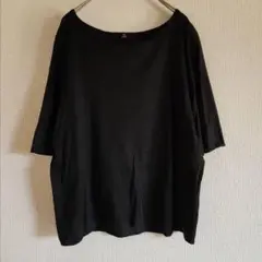 【INED】（M）ドルマンスリーブTシャツ/カットソー/体型カバー/無地