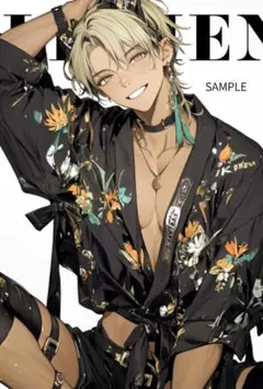 2424IKEMEN9月号３ステッカー