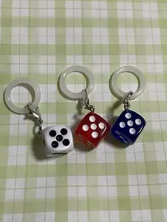 サイコロ　めじるしアクセサリー　3個セット