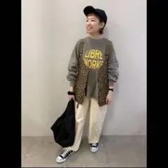 IN THE MARKET 【インザマーケット】 ヒョウ柄ベスト　レオパード　柄