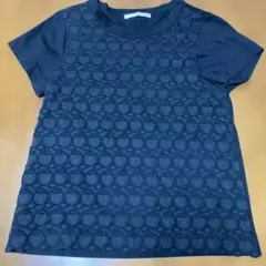 プープレ レース切替Tシャツ 日本製 フリー ブラック