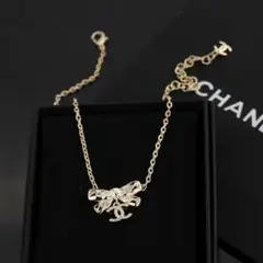 CHANEL リボンモチーフ ネックレス