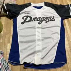 asics Dragons ユニフォーム ホワイト/ブラック/ブルー