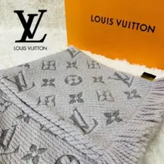 【保存箱あり】ルイヴィトン エシャルプロゴマニア LV マフラー モノグラム