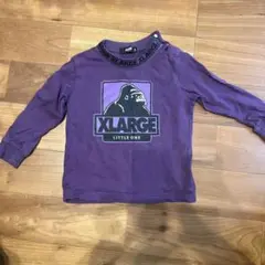 XLARGE パープル長袖ロンT 90