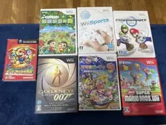 wiiソフト5個　ゲームキューブソフト1個セット