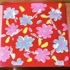 ellesse 花柄タオルハンカチ レトロ ポップ
