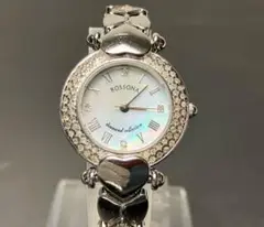 ROSSONA ロッソーナ　ダイヤモンド腕時計 腕時計レディース [ROSSONA天然ダイヤ100石ウォッチ]〜時計