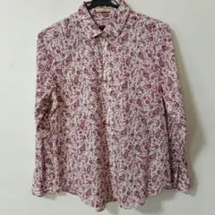ELANFREE　美品　 長袖シャツ Lサイズ 花柄