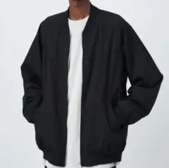 【未使用】 <ATON> COTTON FLIGHT JACKET