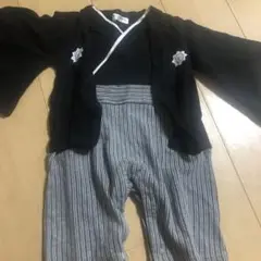 袴ロンパース 80