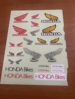 HONDA ステッカーセット A4サイズ
